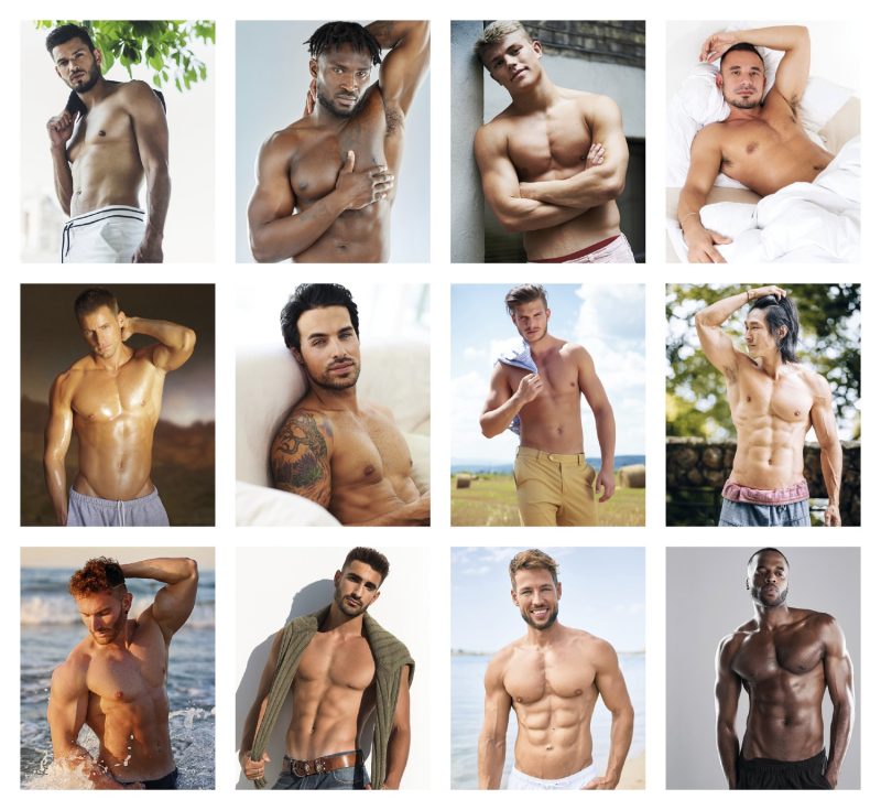 Triumph® Calendars Press-N-Stick Male Call Calendar - 3