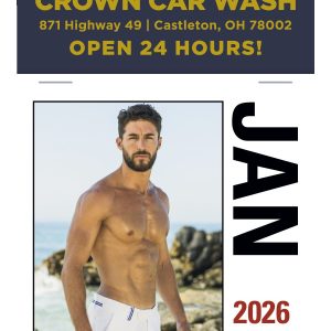Triumph® Calendars Press-N-Stick Male Call Calendar